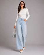 Load image into Gallery viewer, CASPIAN BEAD denim jean