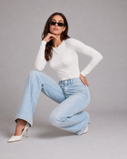 CASPIAN BEAD denim jean