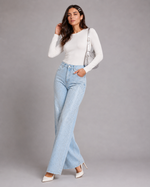 Load image into Gallery viewer, CASPIAN BEAD denim jean