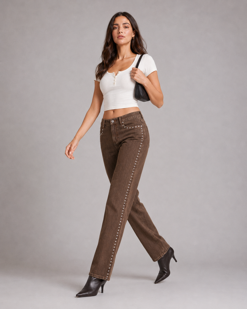 Chrome Edge Straight Jeans