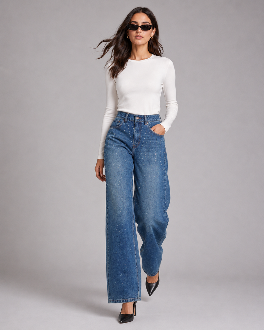 LUCENT Trucker denim Jean