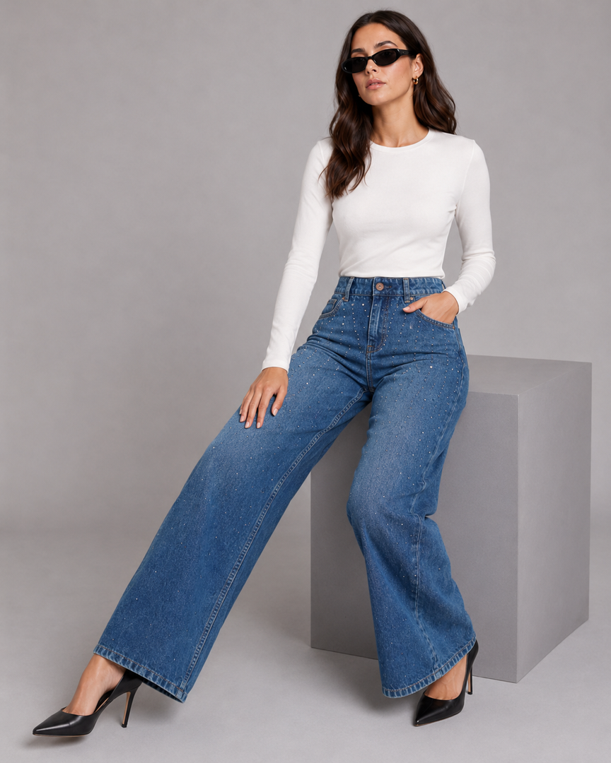 LUCENT Trucker denim Jean