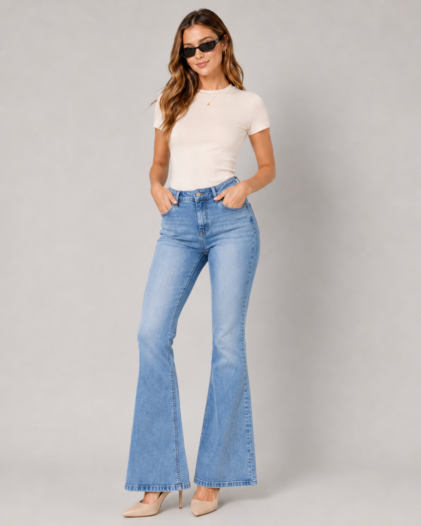 Retro Echo Wide Jeans
