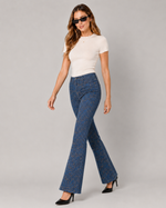 Load image into Gallery viewer, Flora Flare Embroidered Jeans