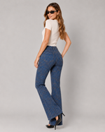 Load image into Gallery viewer, Flora Flare Embroidered Jeans