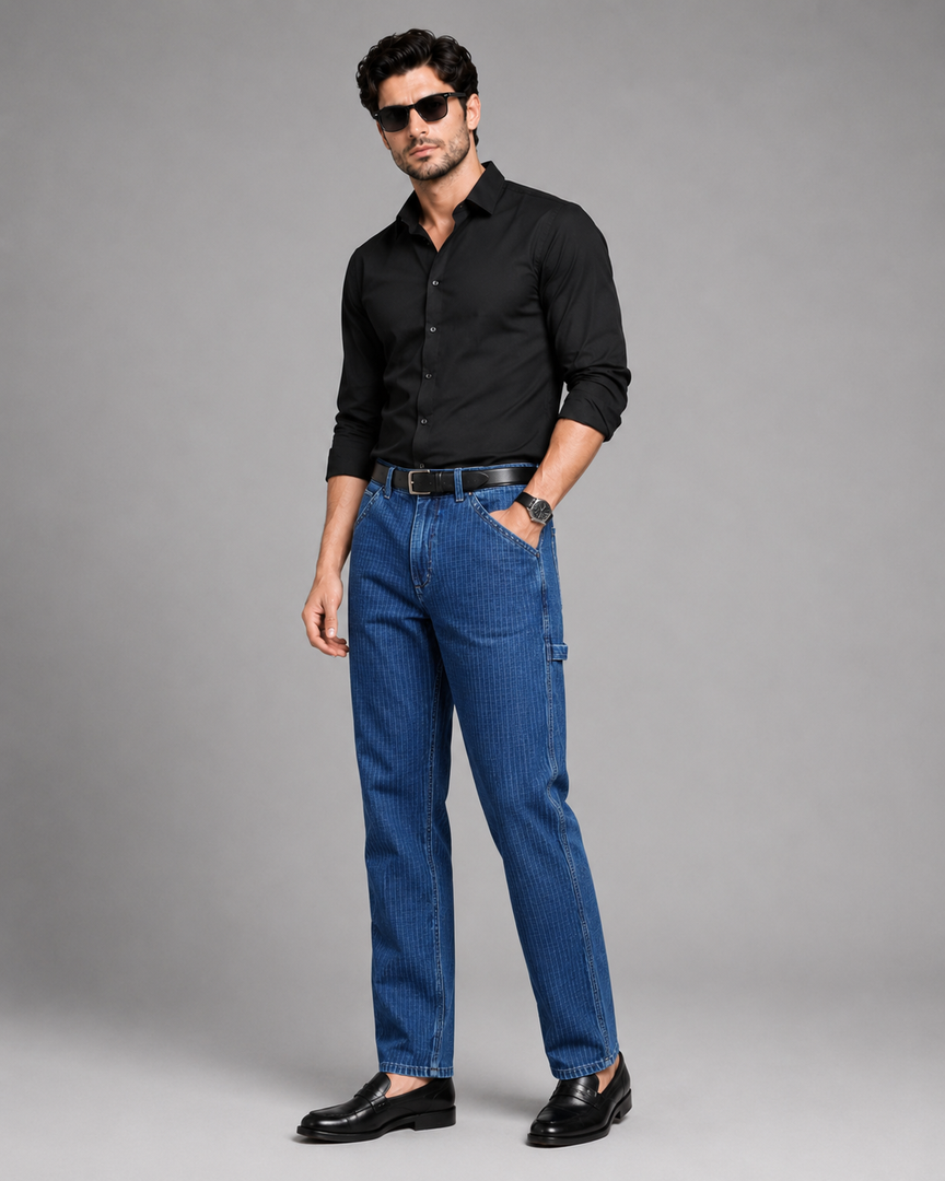Sculpted Volume Streetwear Jeans
