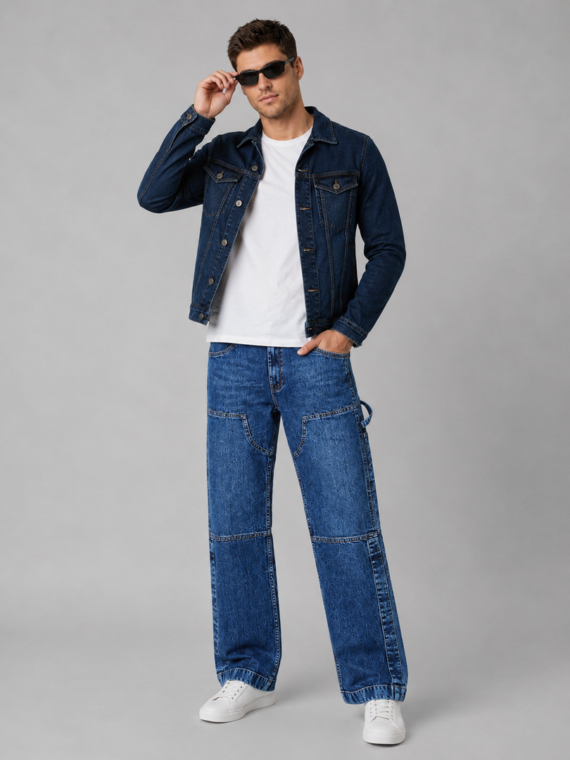 Onyx Stud Cargo Jean