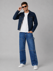 Onyx Stud Cargo Jean