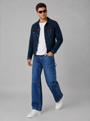 Onyx Stud Cargo Jean