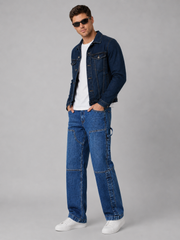 Onyx Stud Cargo Jean