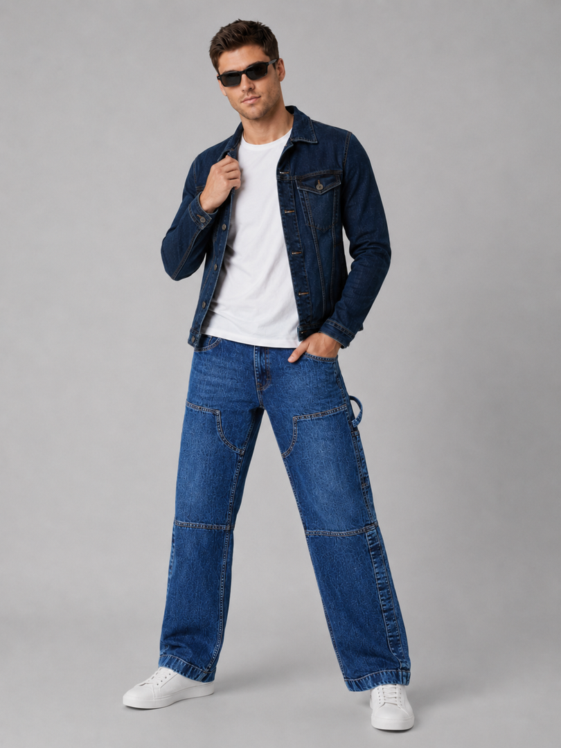 Onyx Stud Cargo Jean