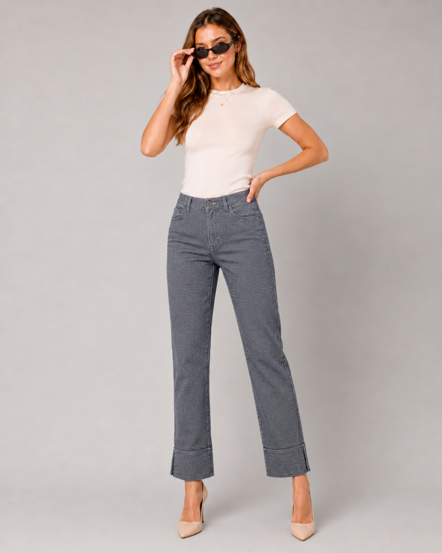 Split Line Denim Jeans