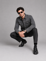 Load image into Gallery viewer, Obsidian Denim Jacket