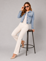 Load image into Gallery viewer, Chrome RIder Denim Jacket