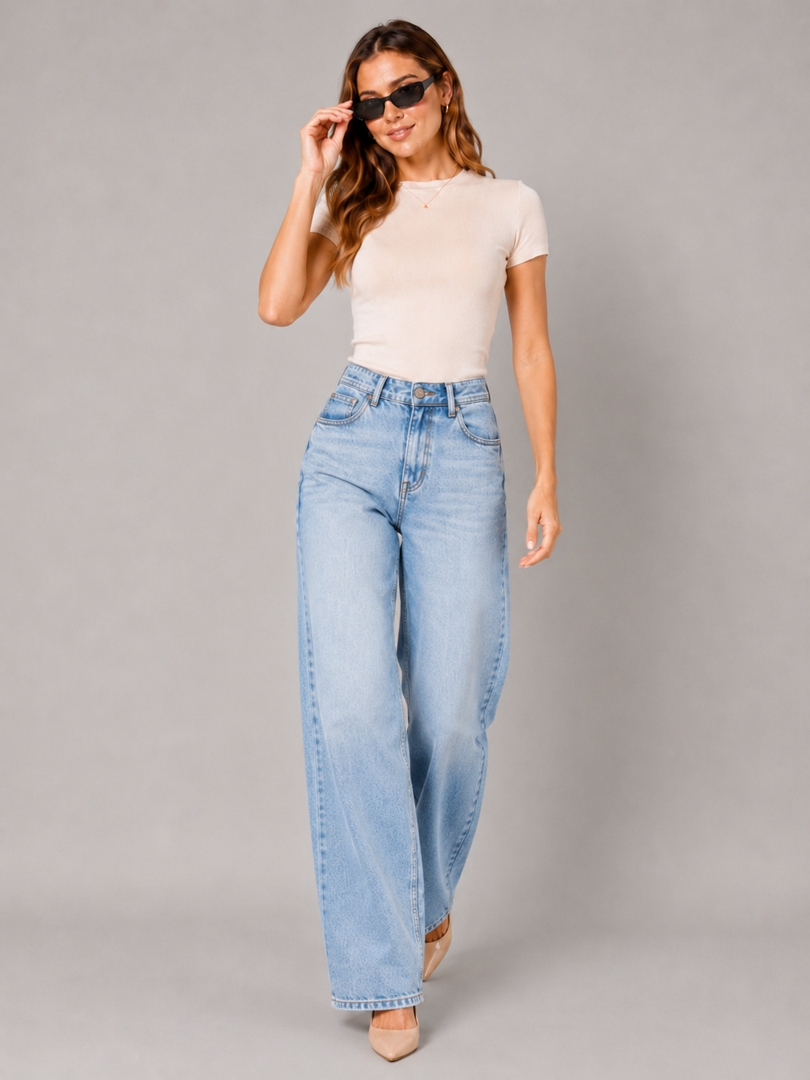 Retro Shoreline Straight Denim