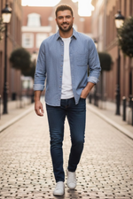 Load image into Gallery viewer, Flux Denim Shirt