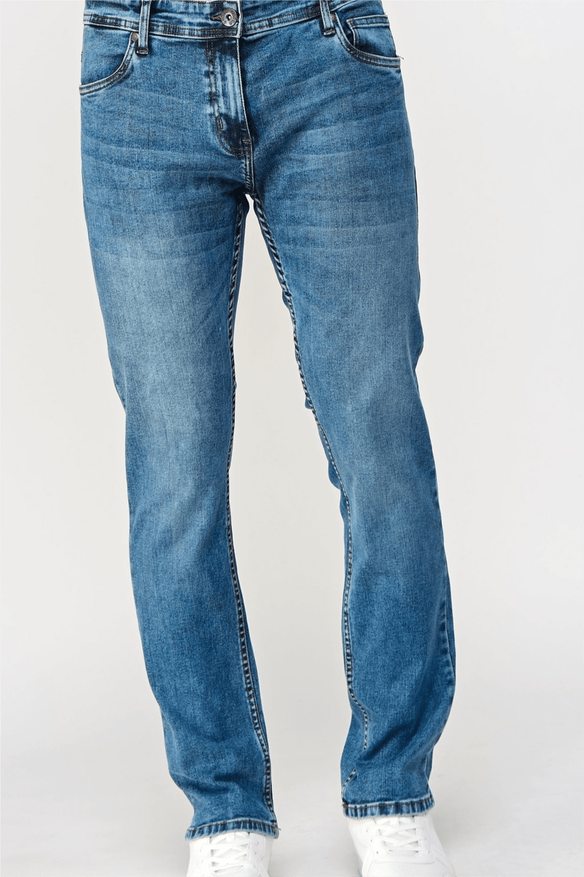 Azure Blue Denim Jeans - MEN's Trousers - UrbanKoach