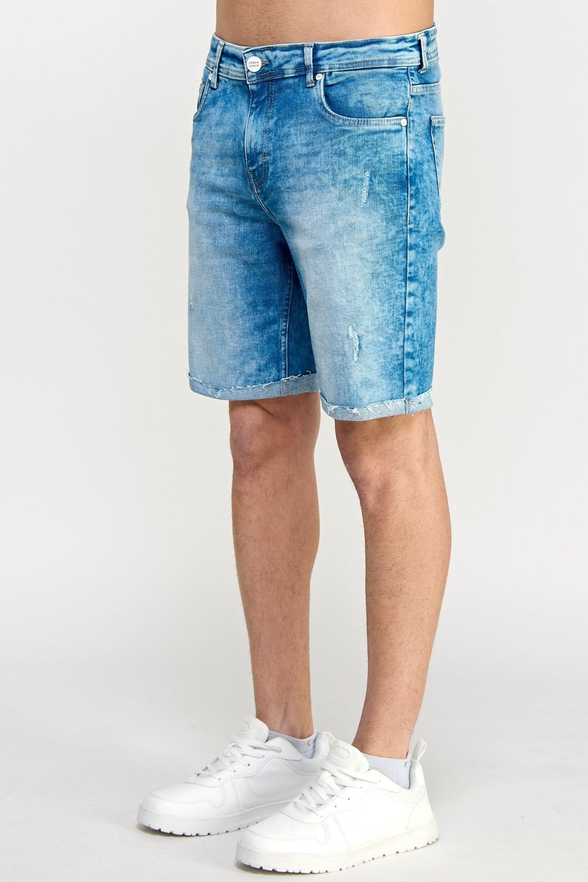 Azure Denim Shorts - MEN's Shorts - UrbanKoach