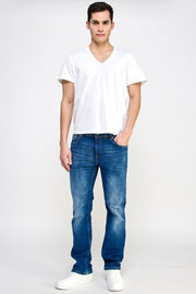 Basic Fit Blue Jeans - MEN's Trousers - UrbanKoach