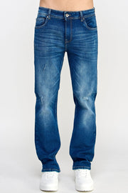 Basic Fit Blue Jeans - MEN's Trousers - UrbanKoach