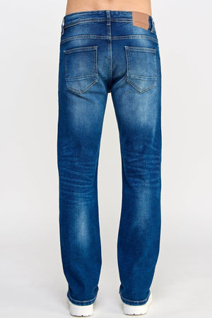 Basic Fit Blue Jeans - MEN's Trousers - UrbanKoach