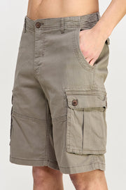 Beige Cargo Shorts - MEN's Shorts - UrbanKoach