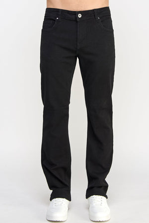 Black Men's Straight Fit Jeans - MEN's Trousers - UrbanKoach