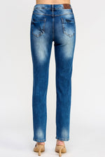 Load image into Gallery viewer, Blue Wash Denim Jeans - Ladies Trousers - UrbanKoach
