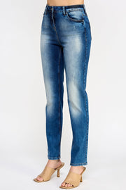 Blue Wash Denim Jeans - Ladies Trousers - UrbanKoach