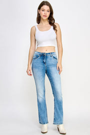 Boot - cut Denim Jeans - Ladies Trousers - UrbanKoach