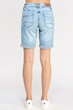 Load image into Gallery viewer, Dazzle Denim Shorts - Ladies Shorts - UrbanKoach

