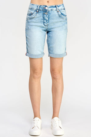 Dazzle Denim Shorts - Ladies Shorts - UrbanKoach