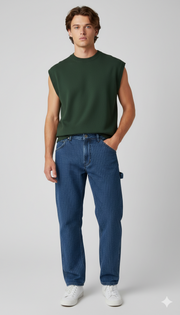 Sculpted Volume Streetwear Jeans