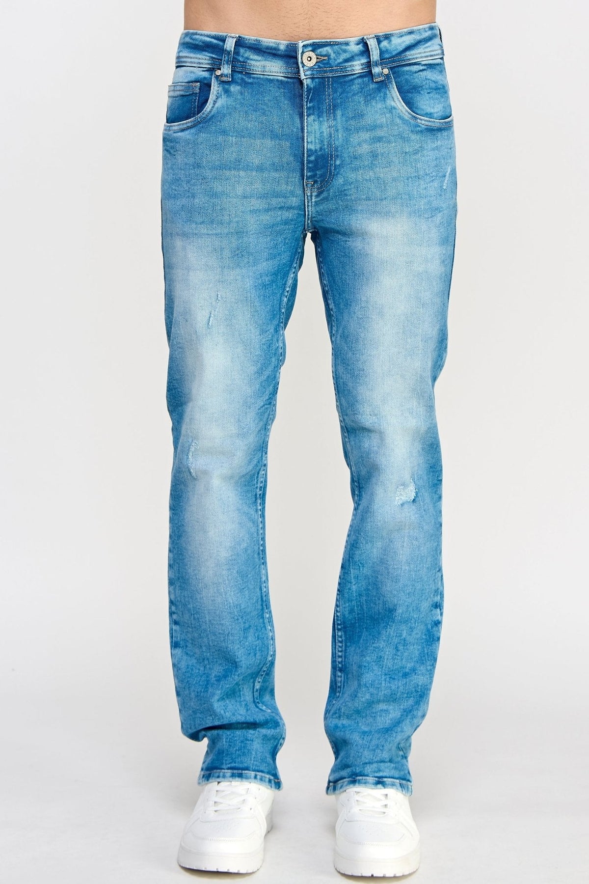 Faded Blue Men's Jeans - MEN's Trousers - UrbanKoach