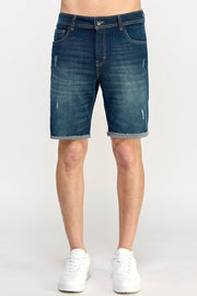 Fraying Denim Shorts - MEN's Shorts - UrbanKoach