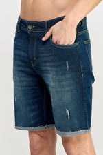 Load image into Gallery viewer, Fraying Denim Shorts - MEN&#39;s Shorts - UrbanKoach
