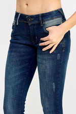 Load image into Gallery viewer, Indigo Denim Jeans - Ladies Trousers - UrbanKoach
