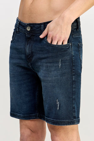 Indigo Denim Shorts - MEN's Shorts - UrbanKoach