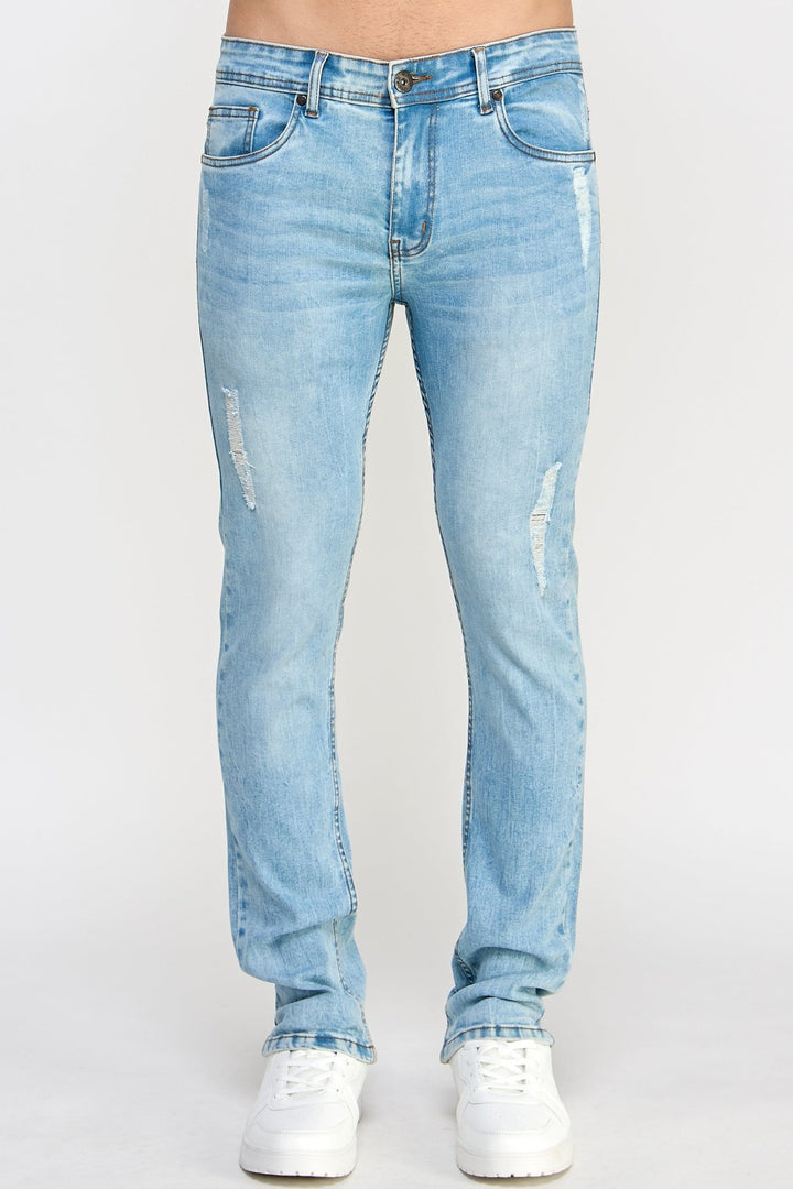 Light Blue Jeans - MEN's Trousers - UrbanKoach