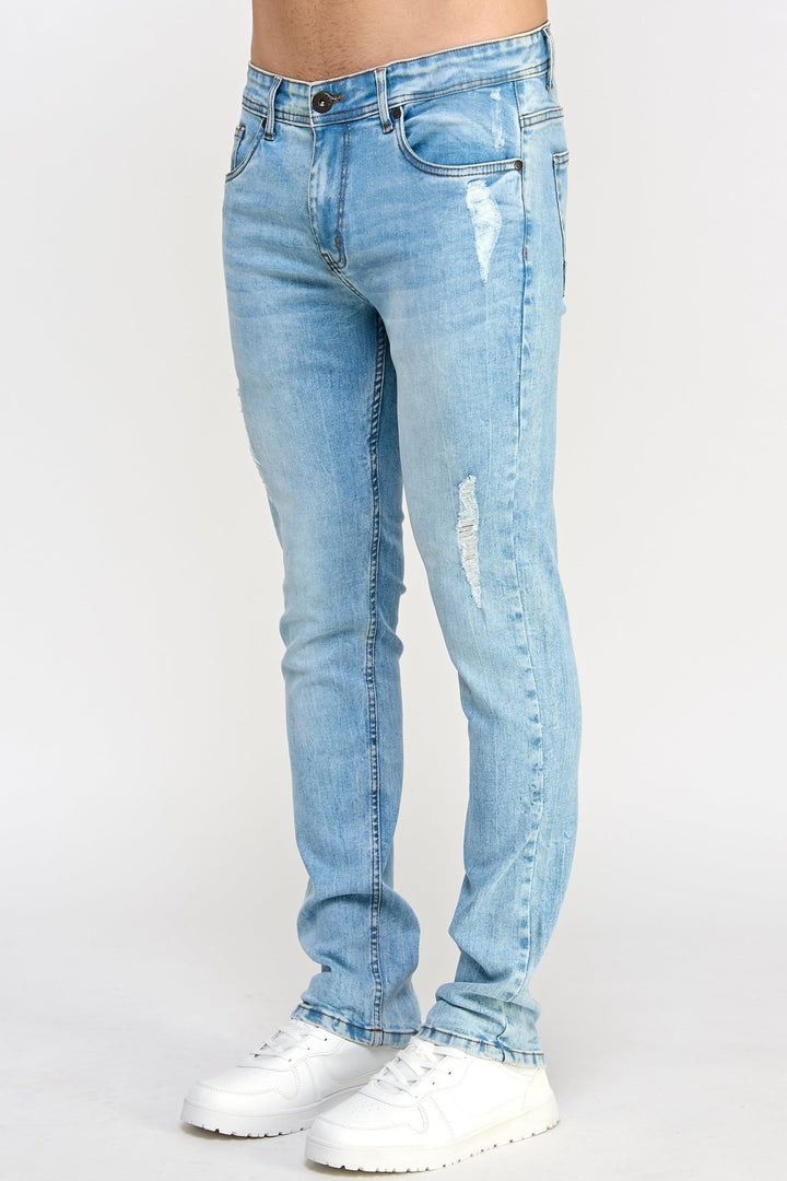 Light Blue Jeans - MEN's Trousers - UrbanKoach