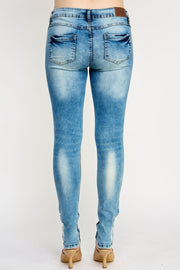 Mid - Blue Denim Jeans - Ladies Trousers - UrbanKoach