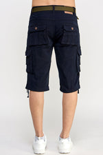 Load image into Gallery viewer, Navy Cargo Shorts - MEN&#39;s Shorts - UrbanKoach
