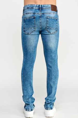 Ripped Blue Jeans - MEN's Trousers - UrbanKoach