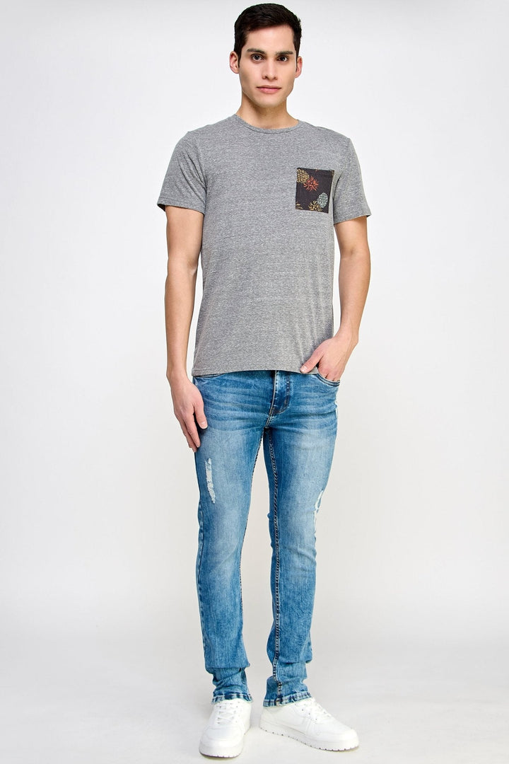 Ripped Blue Jeans - MEN's Trousers - UrbanKoach