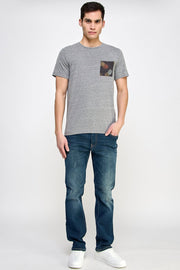 Straight Fit Blue Jeans - MEN's Trousers - UrbanKoach