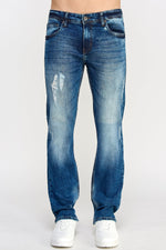 Load image into Gallery viewer, Straight - Fit Denim Jeans - MEN&#39;s Trousers - UrbanKoach
