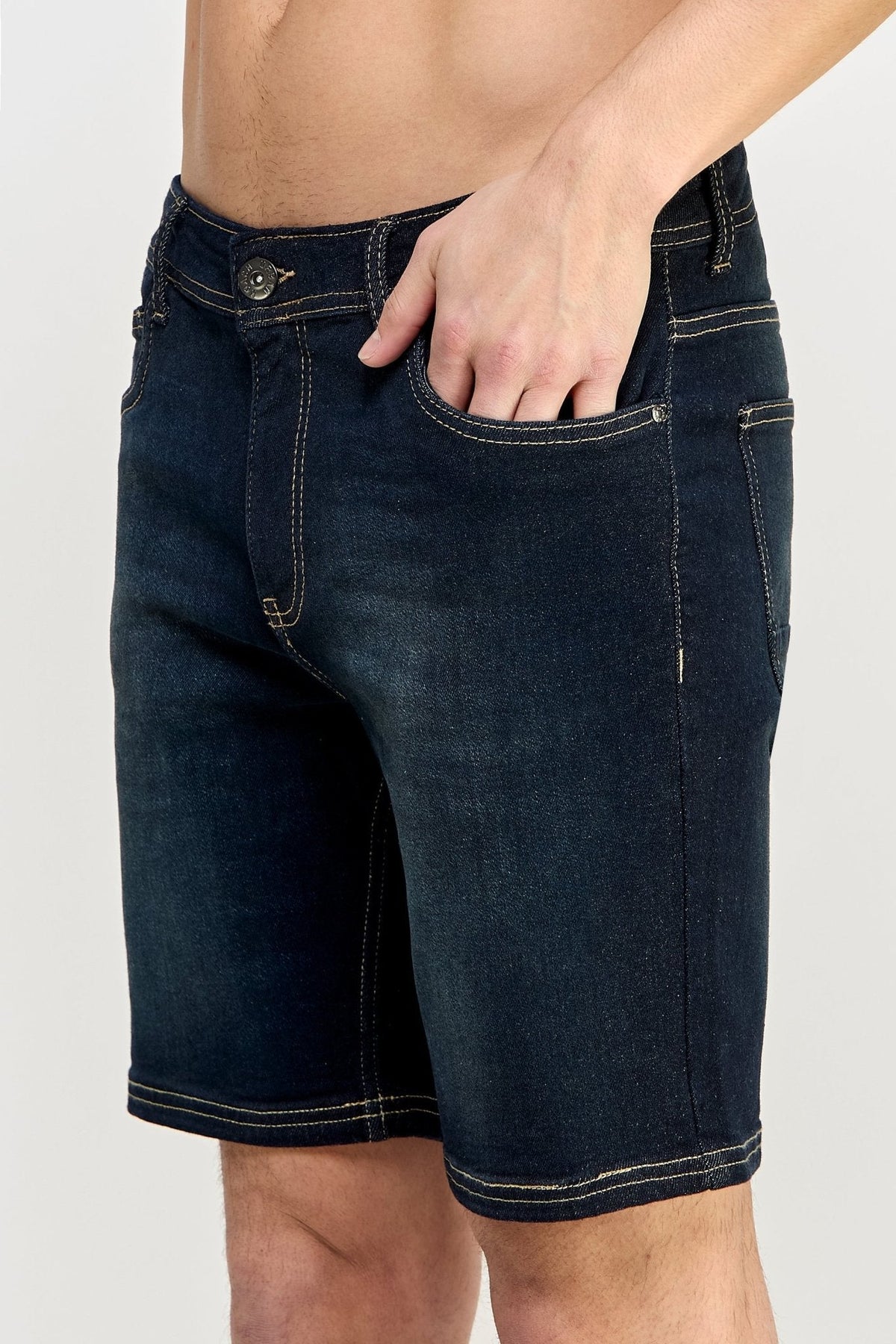 Straight Fit Denim Shorts - MEN's Shorts - UrbanKoach